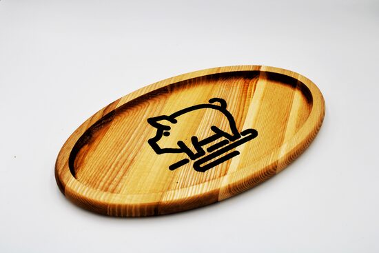 Uzkodu plate ''Cūka''